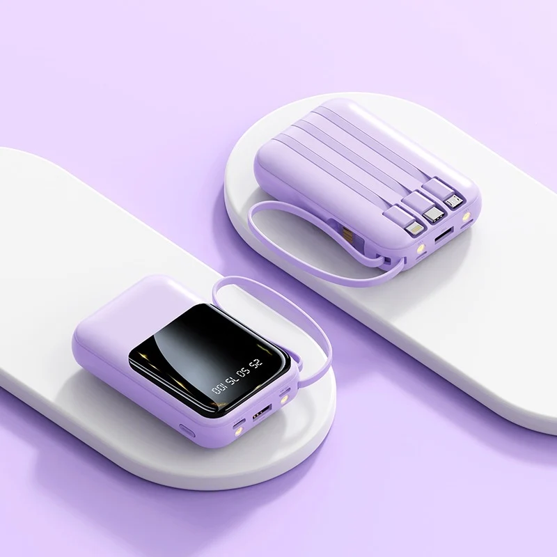 Kompakte Powerbank mit Digitalanzeige Skanto