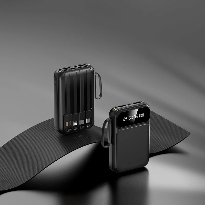 Kompakte Powerbank mit Digitalanzeige Skanto