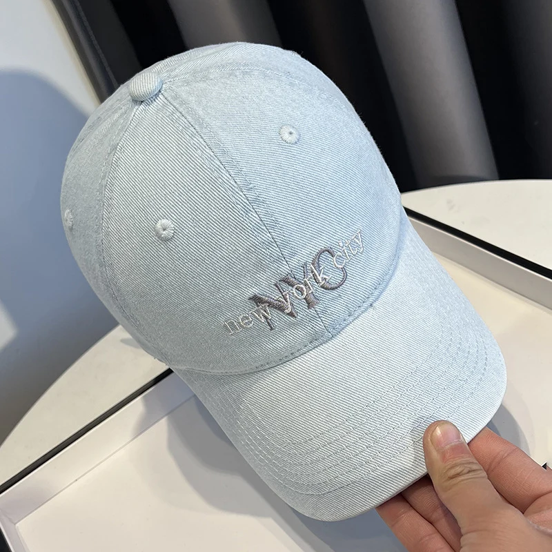 Damen stylische Baseballkappe aus Denim Skanto