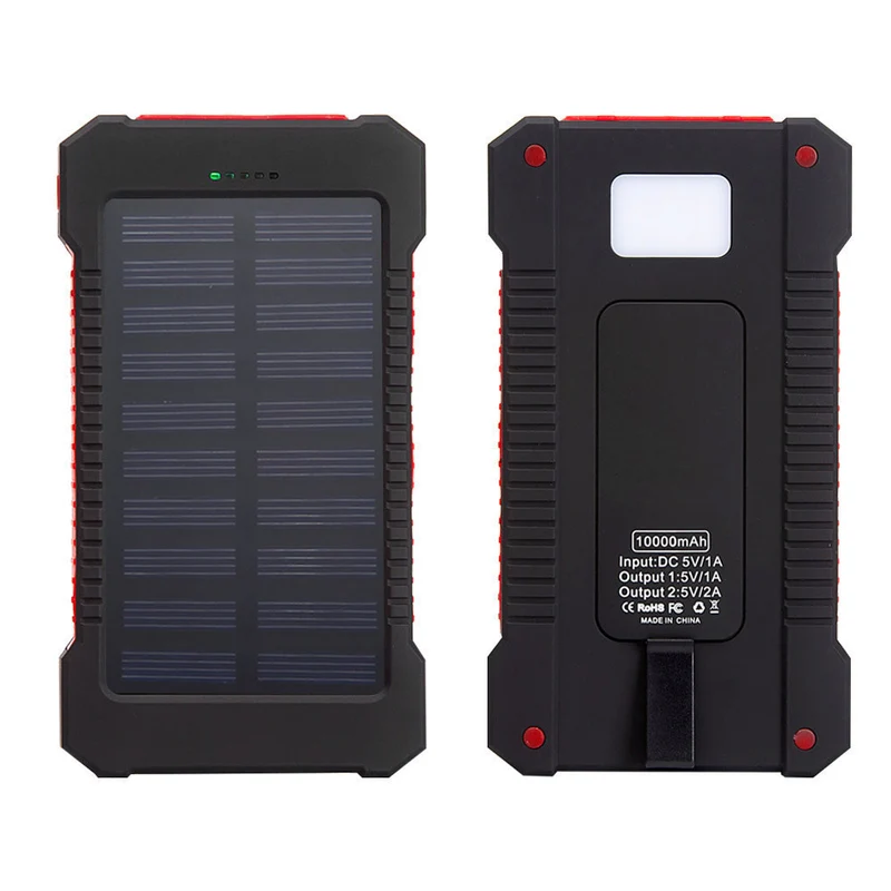 Solar-Powerbank mit Schnellladefunktion und robustem Design Skanto