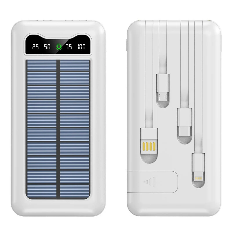 Solar-Powerbank mit Schnellladefunktion und robustem Design Skanto