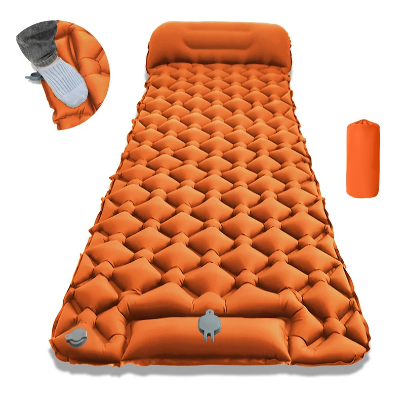 Luftmatratze mit integriertem Kissen und komfortablem Ventilsystem Skanto