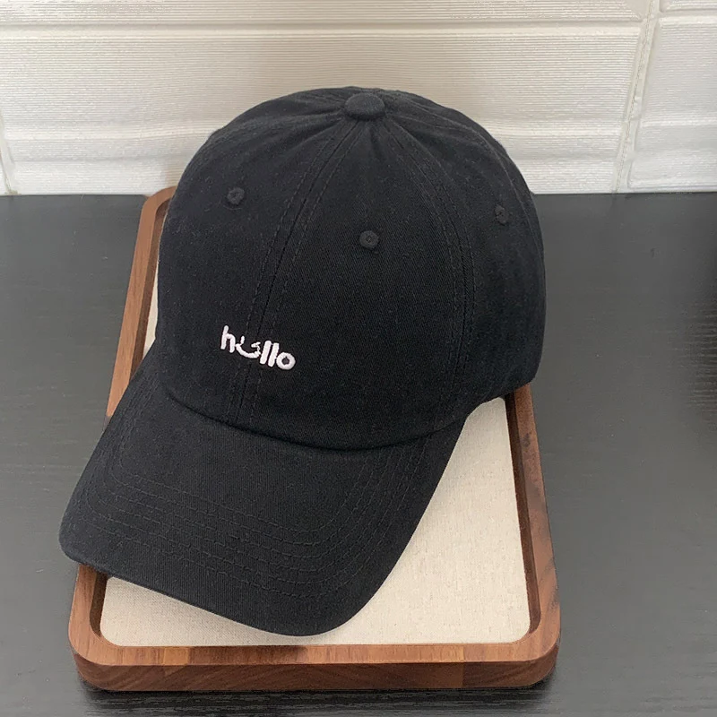 Unisex Lässige Baumwoll-Bestickte Cap Skanto