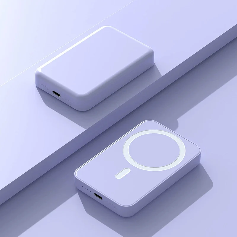 Hochleistungs-Powerbank mit kabelloser Ladefunktion und Digitalanzeige Skanto