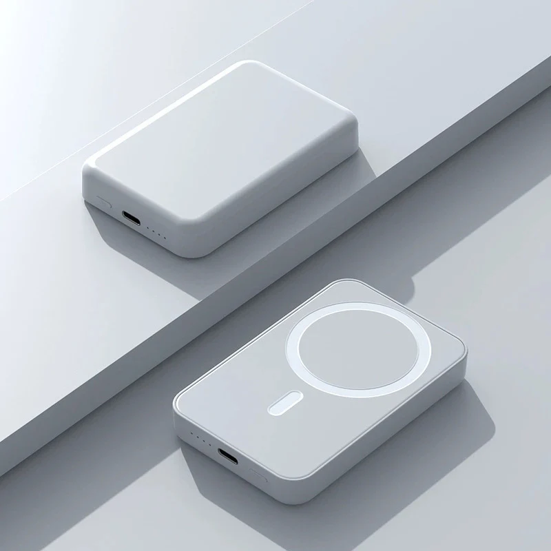 Hochleistungs-Powerbank mit kabelloser Ladefunktion und Digitalanzeige Skanto