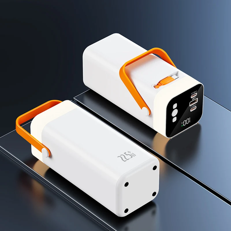 Tragbare Powerbank mit intelligentem Ladekonzept und digitaler Kapazitätsanzeige Skanto