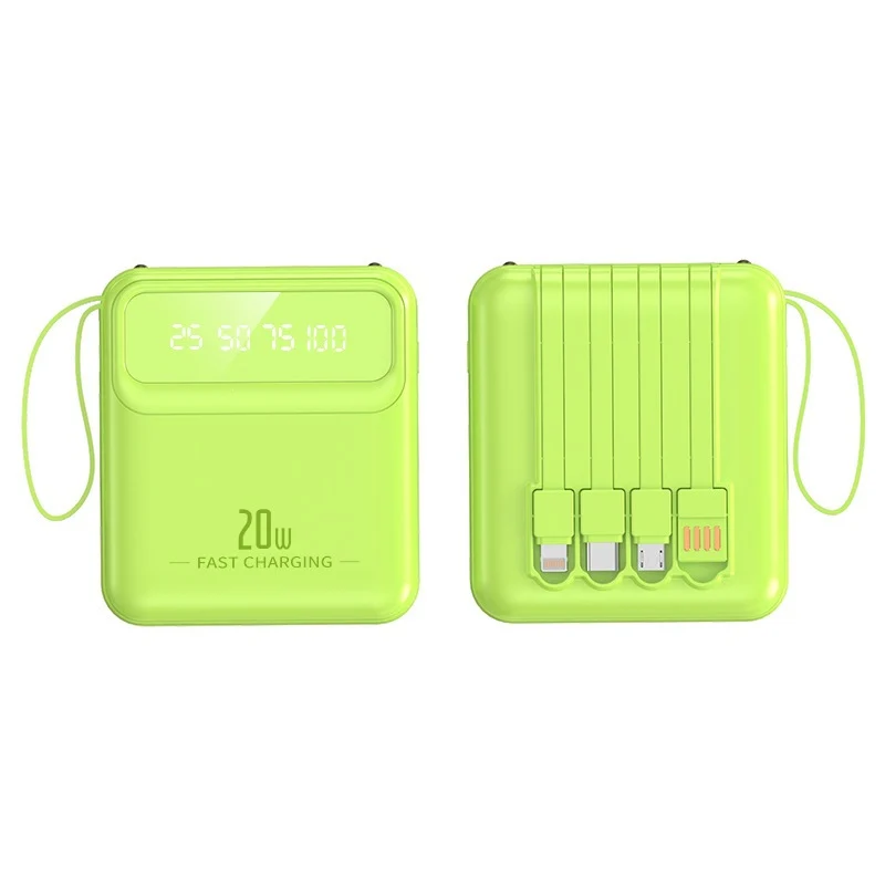 Tragbare Powerbank mit integrierter Multifunktions-Ladetechnologie Skanto