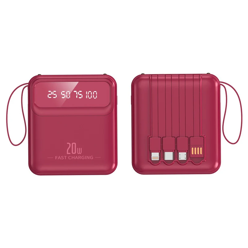 Tragbare Powerbank mit integrierter Multifunktions-Ladetechnologie Skanto