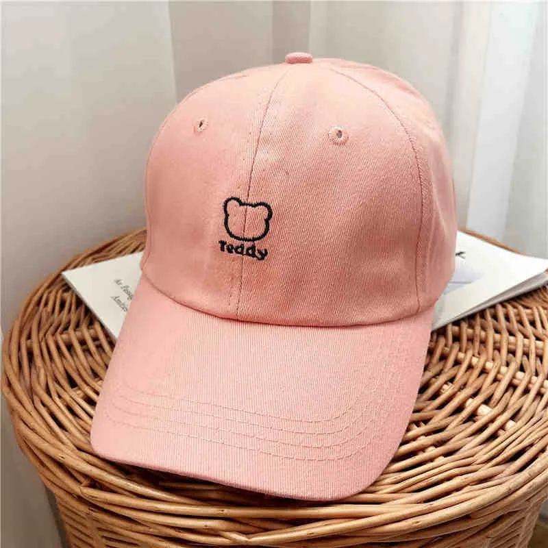Verspielte Baseballkappe mit Teddybär-Stickerei für Damen Skanto