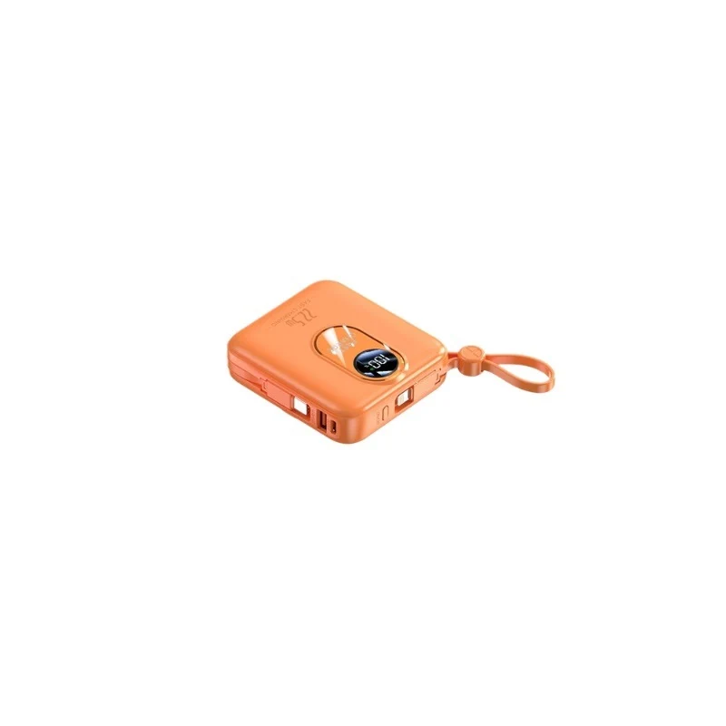 Powerbank mit kabellosem Laden und digitalem Smart Display Skanto
