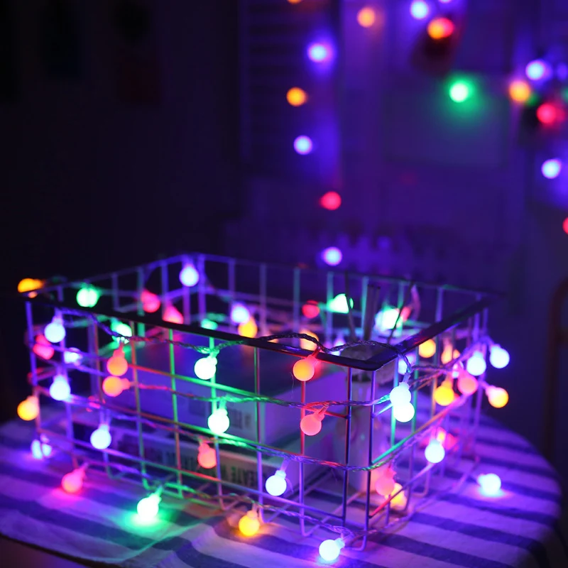 Lichterkette mit warmweißen LED-Leuchten Skanto