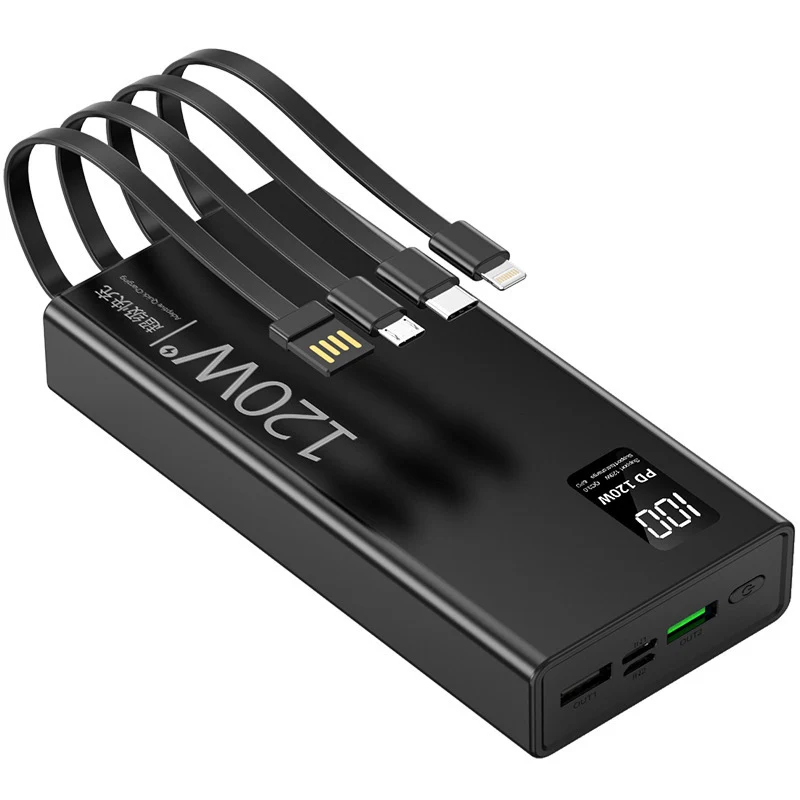 Hochleistungs-Powerbank mit digitalem Ladezähler Skanto