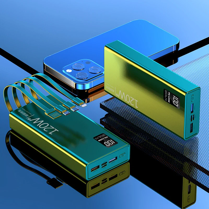 Hochleistungs-Powerbank mit digitalem Ladezähler Skanto