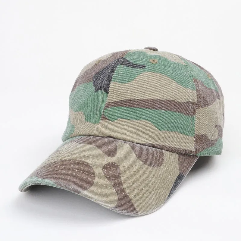 Skanto Unisex Camo Print Verstellbare Baseball Cap Skanto