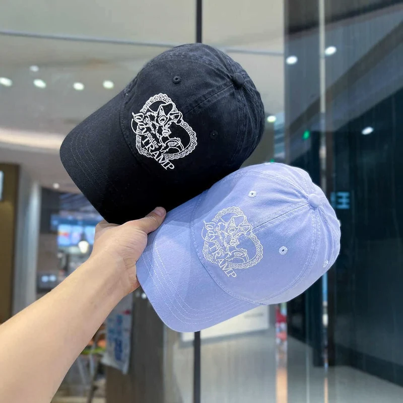 Damen-Baseballkappe mit Cartoon-Charakter Skanto