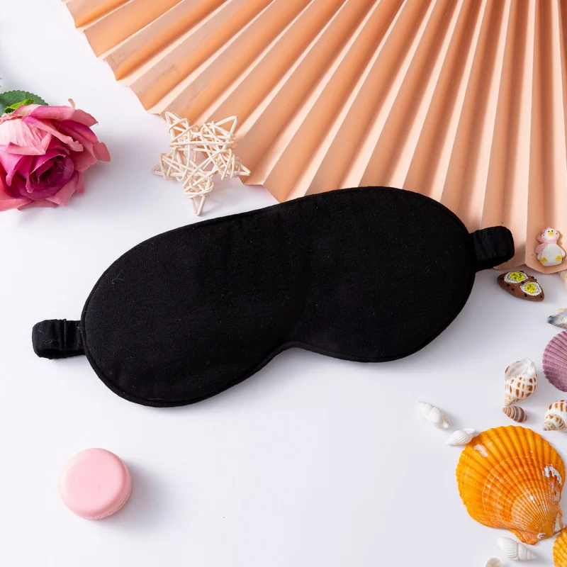 Unisex Ergonomische Schlafmaske mit weichem Baumwollfutter und verstellbarem Gummiband Skanto