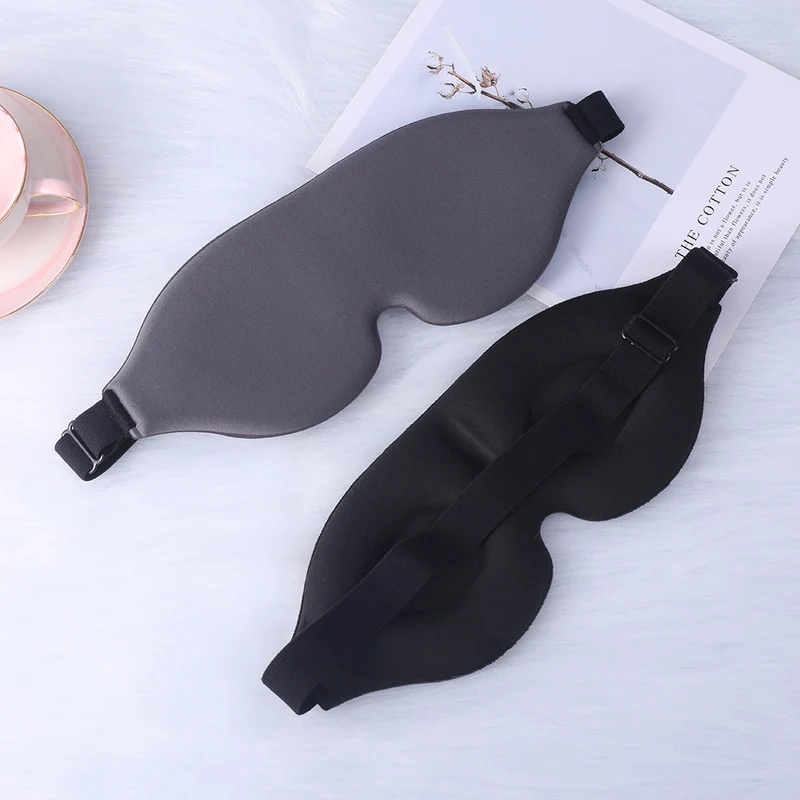 Unisex Ergonomische 3D-Schlafmaske mit konturierten Augenhöhlen und verstellbarem Komfortband Skanto