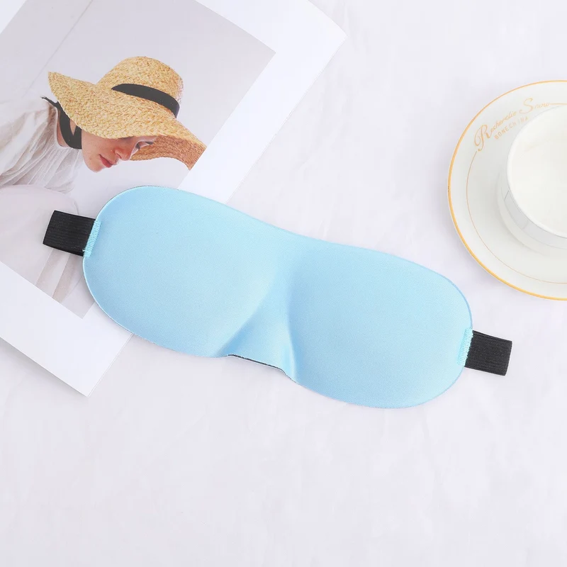 Unisex 3D-Kontur-Augenmaske mit Memory-Schaum, weichem Nasensteg und verstellbarem Komfortband Skanto