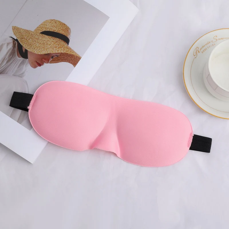 Unisex 3D-Kontur-Augenmaske mit Memory-Schaum, weichem Nasensteg und verstellbarem Komfortband Skanto