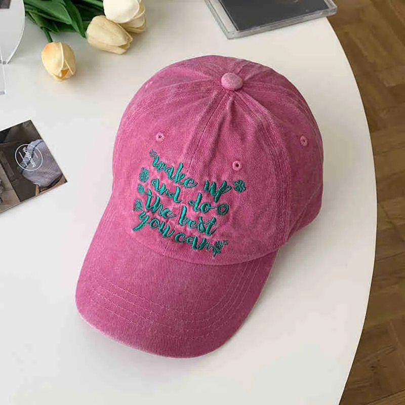 Motivierende bestickte Kappe für Damen Skanto