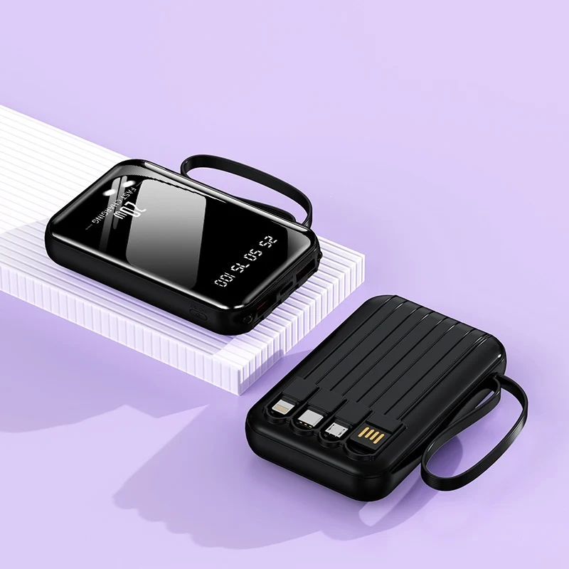 Powerbank mit innovativem Schnellladen und Digitaldisplay Skanto