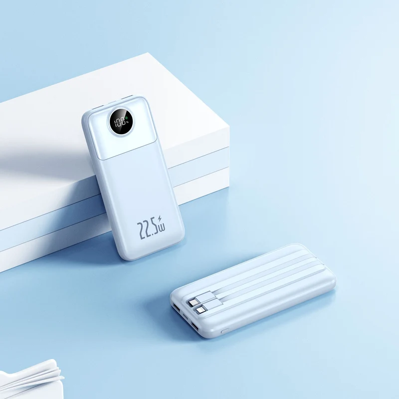 Powerbank mit extrem schneller Ladetechnologie und LED-Display Skanto