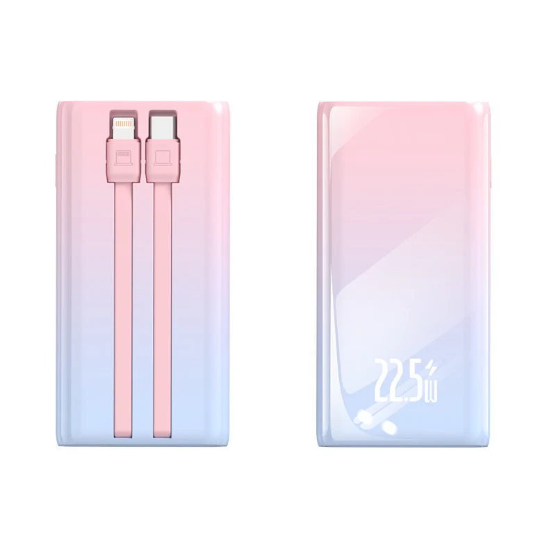 Powerbank mit digitaler Leistungsanzeige und Schnellladefunktion Skanto