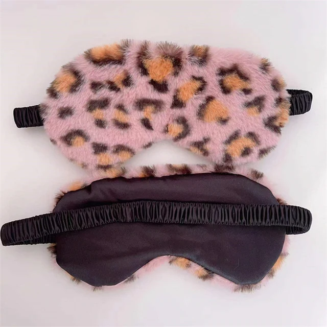 Weiche Plüsch-Schlafmaske für Damen mit ergonomischer Polsterung und elastischem Komfortband Skanto