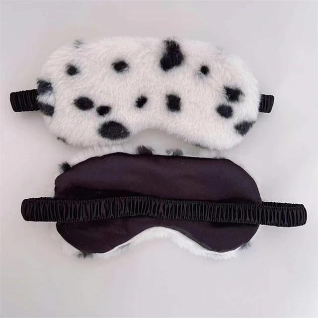 Weiche Plüsch-Schlafmaske für Damen mit ergonomischer Polsterung und elastischem Komfortband Skanto