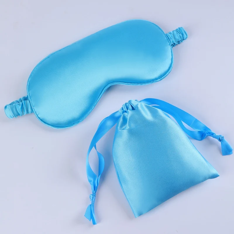 Seidenweiche Maske für Damen mit gepolstertem Augenbereich, verstellbarem Gummiband und Aufbewahrungsbeutel Skanto