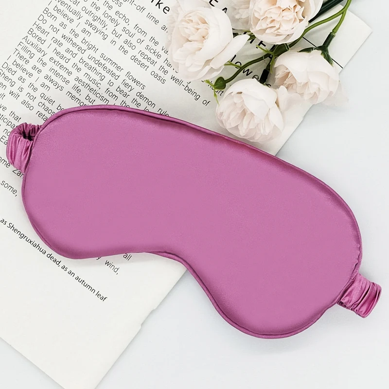 Seidenähnliche Schlafmaske für Damen mit extra Polsterung und elastischer Satinkordel Skanto