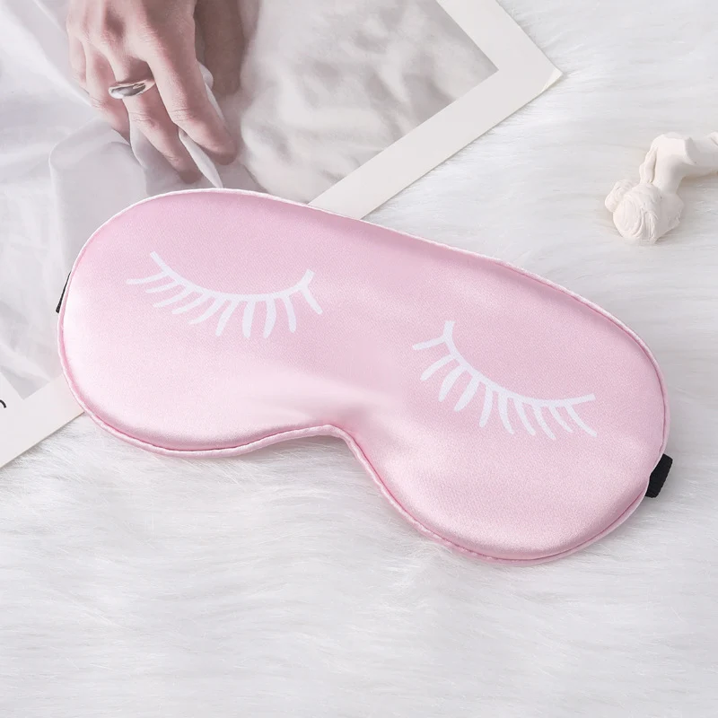 Skanto Seidenweiche Augenmaske für Damen mit weich gepolstertem Futter und elastischem Kopfband Skanto
