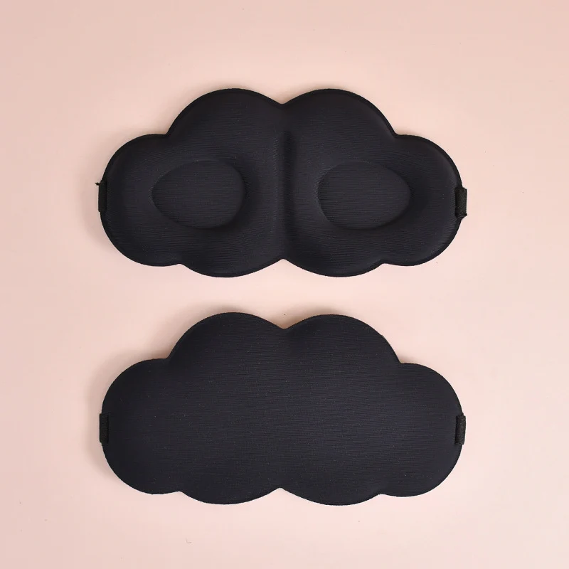 Skanto Niedliche Wolken-Schlafmaske für Damen aus Memory-Schaum mit ergonomischer Polsterung und verstellbarem Gummiband Skanto