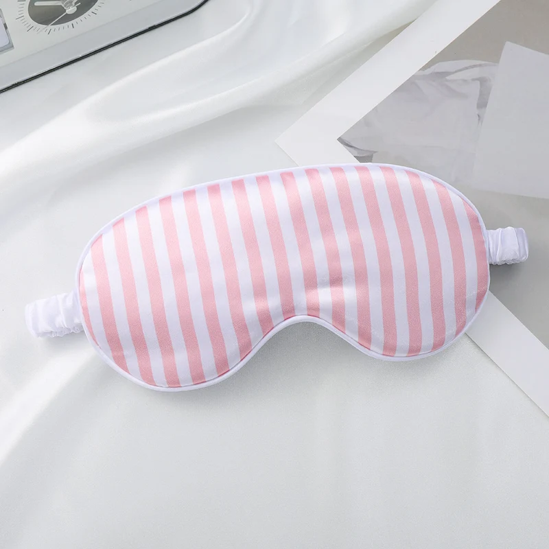 Luxuriöse Seiden-Augenmaske für Damen mit weicher Polsterung und elastischem, verstellbarem Band Skanto