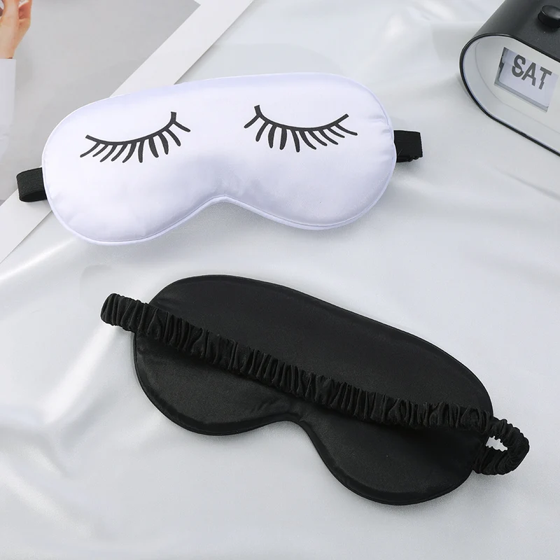 Luxuriöse Seiden-Augenmaske für Damen mit weicher Polsterung und elastischem, verstellbarem Band Skanto