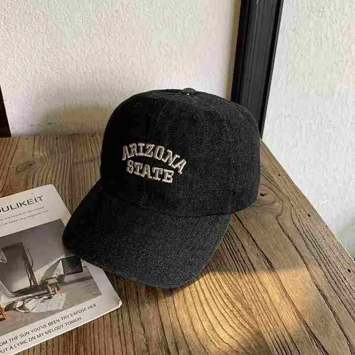 Unisex Denim-Cap mit Stickerei im Vintage-Stil Skanto
