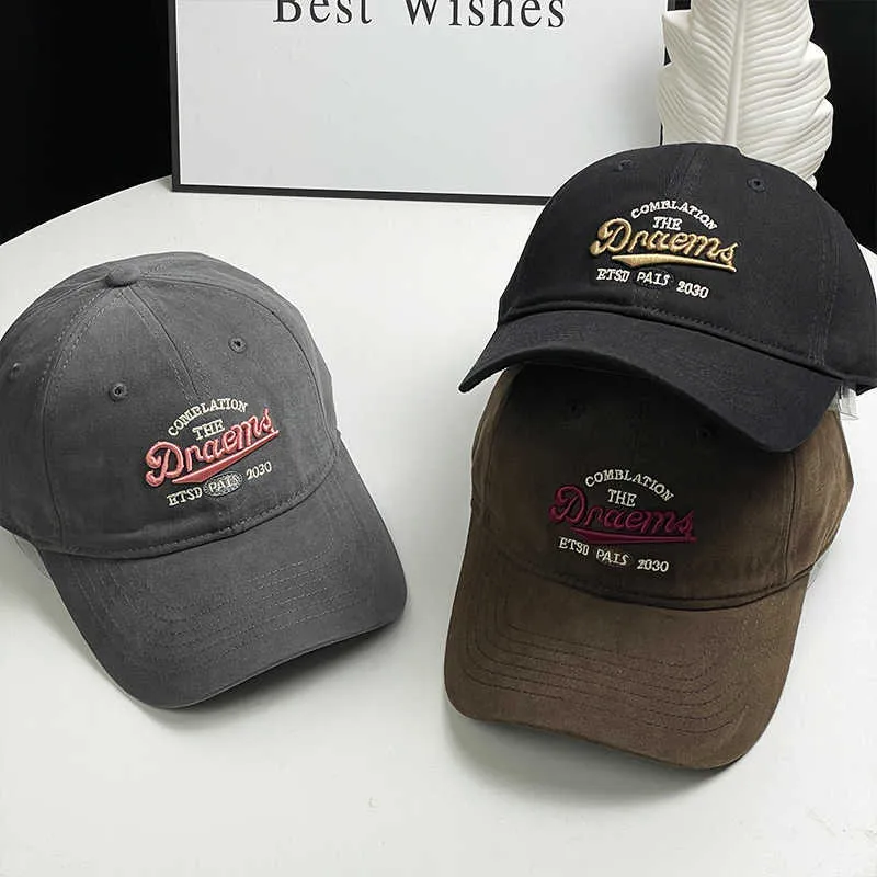 Unisex bestickte Baseball Cap im Vintage-Stil Skanto