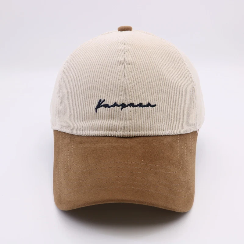 Unisex Strukturierte Cord-Baseballkappe Skanto