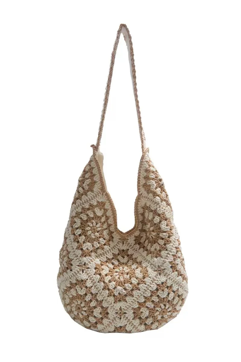 Handgeknüpfte Umhängetaschen mit einzigartigem Blumendesign Skanto