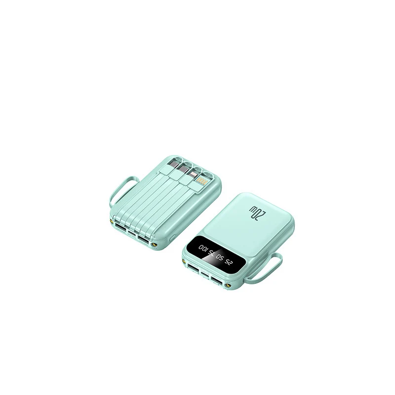 Tragbare Powerbank mit integriertem Schnellladen und LCD-Bildschirm Skanto