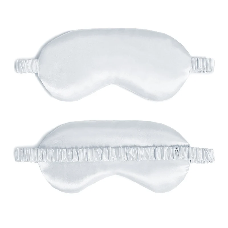 Ergonomische seidige Schlafmaske für Damen mit gepolstertem Nasensteg und elastischem Band Skanto