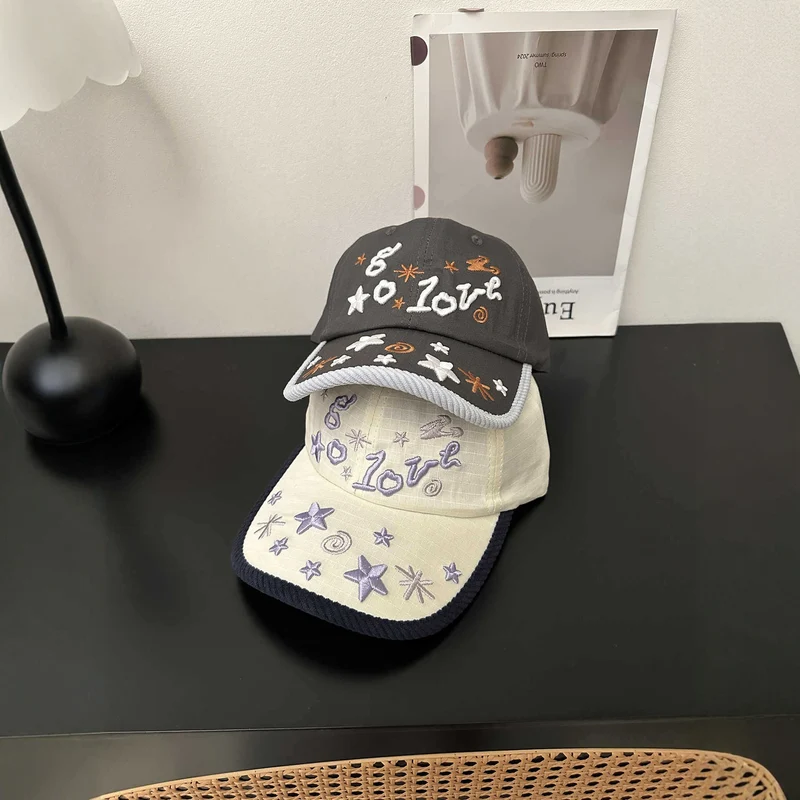 Damen Baseballkappe Skanto mit Sternenmuster-Stickerei
