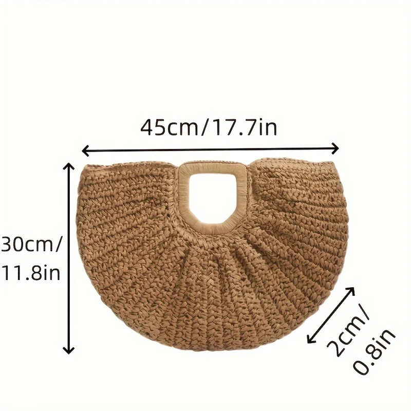 Moderne und handgefertigte gerippte Tasche Skanto