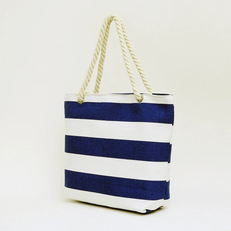 Hochwertige Canvas-Strandtasche mit stabilen Seilgriffen Skanto