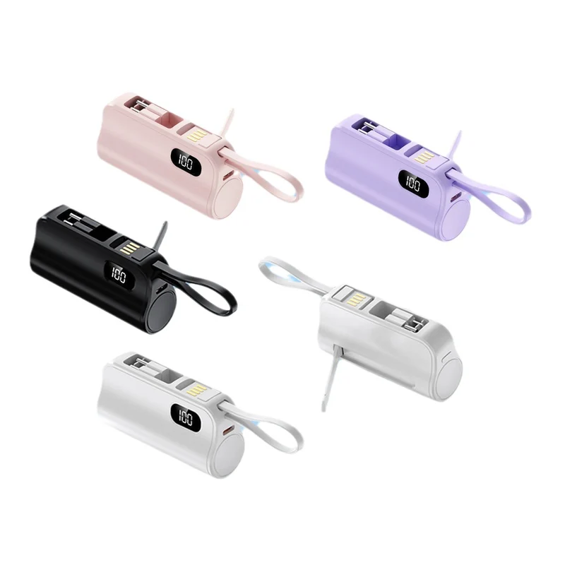 Tragbare Mini-Powerbank mit Digitalanzeige Skanto