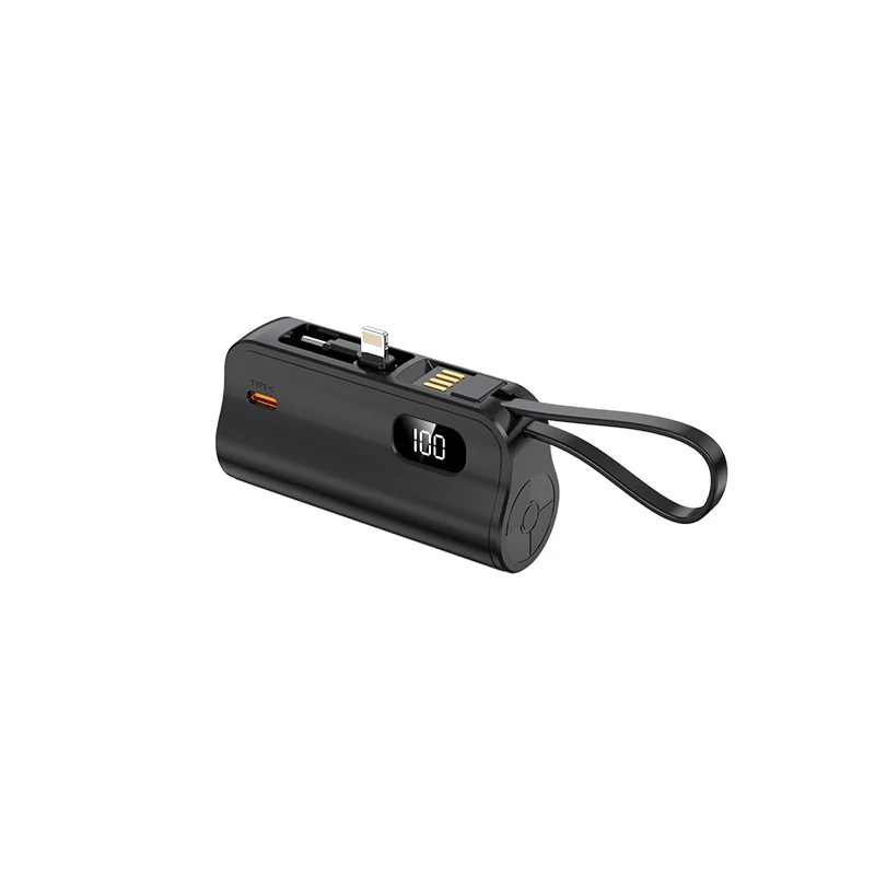 Tragbare Ladegeräte mit USB-C- und Lightning-Anschluss Skanto