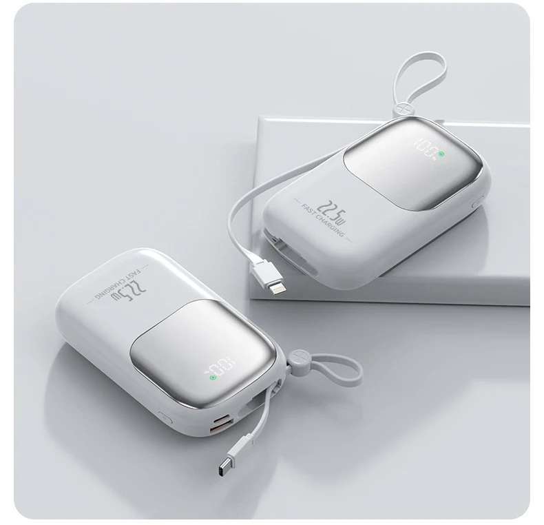 Leistungsstarke Powerbank mit Smart Charging und Digitalanzeige Skanto