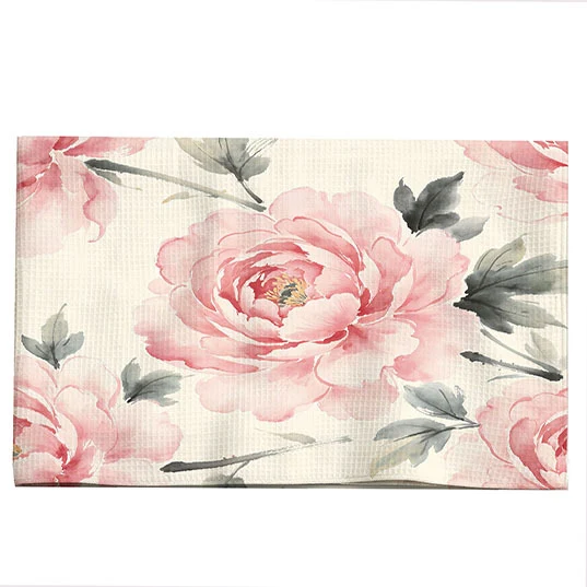 Küchentücher mit Blumenmustern und Textur Skanto