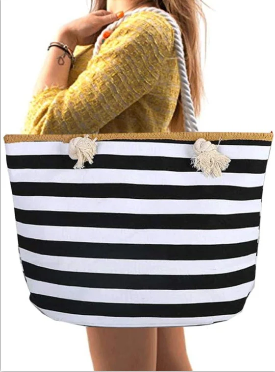 Leicht gestreifte Tasche Skanto