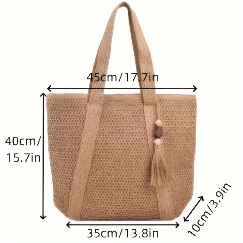 Makramee Tote Bag mit geflochtenem Design Skanto